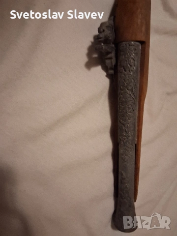 пистолет за декорация , снимка 3 - Антикварни и старинни предмети - 54021525