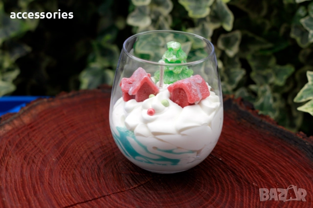 Ръчно изработени ароматни коледни свещи, снимка 5 - Декорация за дома - 52669872