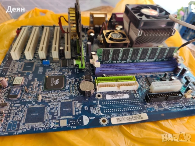 Retro combo дънна платка процесор рам видеокарта, снимка 7 - Дънни платки - 51156366