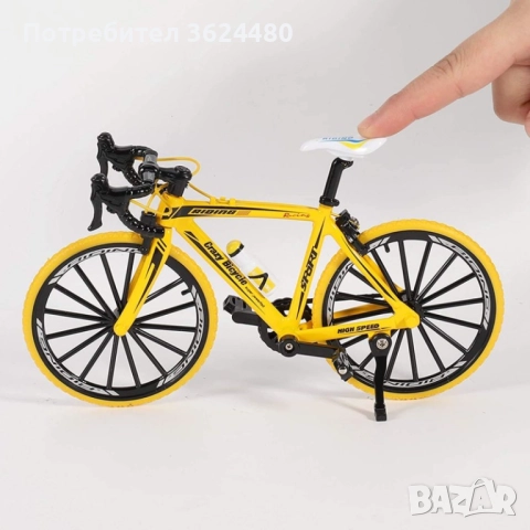 Метален Макет на Велосипед 1:10 4748, снимка 2 - Колекции - 52542212