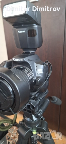 Фотоапарат светкавица и статив , снимка 4 - Фотоапарати - 52645834