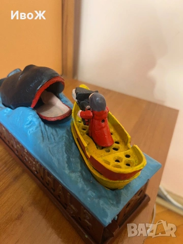 Стара Американска касичка, снимка 2 - Колекции - 54139665