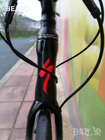 Шосеен велосипед Specialized Roubaix Sport - 2x11 , Carbon , Shimano 105 , 8.2кг , 56см, снимка 12 - Велосипеди - 54130861