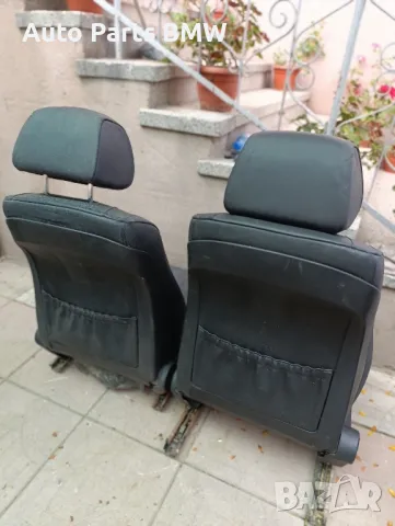 Предни Седалки BMW E65 Е66 Седалки БМВ Е65 Е66 Кожен салон, снимка 4 - Части - 50406687