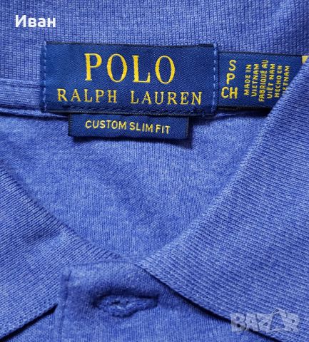 Нова оригинална фланелка Polo Ralph Lauren, custom slim fit – 100% памук - S, снимка 4 - Тениски - 46296853