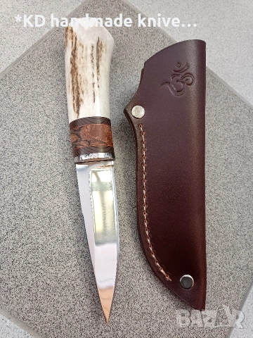Ръчно изработен ловен нож от марка KD handmade knives ловни ножове , снимка 2 - Ножове - 44874815