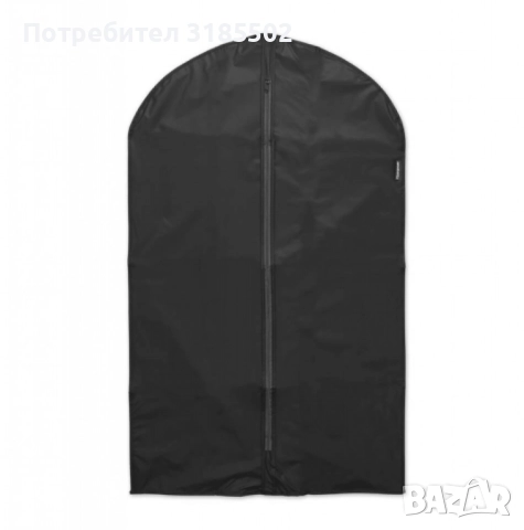 Комплект калъфи за дрехи, M/L/XL, 60x100/135/150cm, Black 3 броя, снимка 2 - Други - 51513611