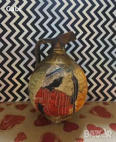 Керамична стомна тип гръцки стил