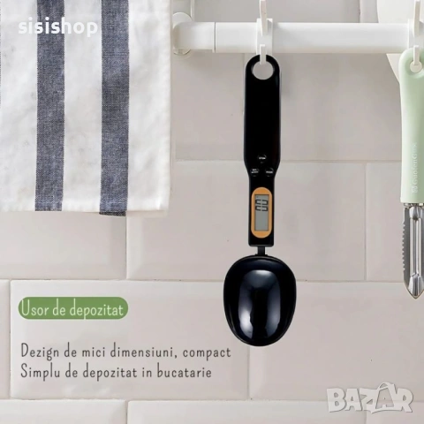Електронна мерителна лъжица до 500g с точност 0.1g – за подправки, кафе и протеин 4739, снимка 6 - Други стоки за дома - 53978299