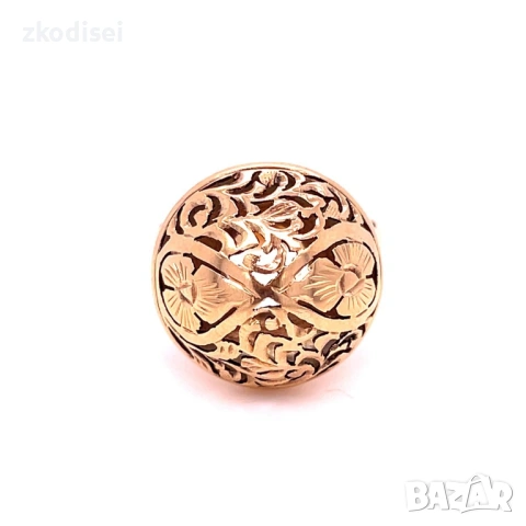 Златен дамски пръстен 5,37гр. размер:56 14кр. проба:585 модел:38186-1