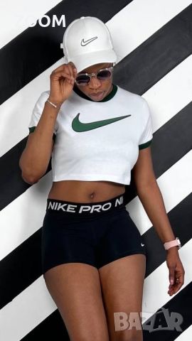 Nike Women's Cropped, Дамска тениска T-Shirt, снимка 5 - Тениски - 46155487