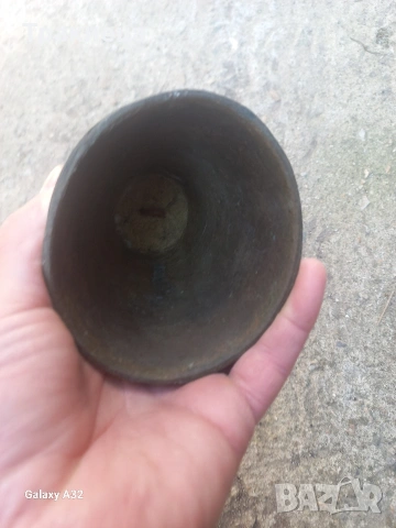 ГОЛЯМ ЧАН КЛОПОТ ТЮМБЕЛЕК ХЛОПКА ЗВЪНЕЦ , снимка 2 - Антикварни и старинни предмети - 53847275