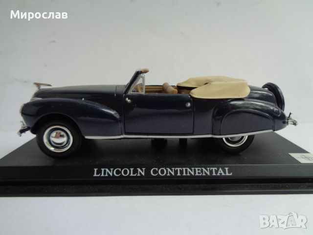 1:43 LINCOLN CONTINENTAL КОЛИЧКА ИГРАЧКА МОДЕЛ