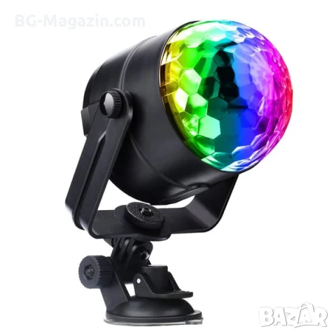 LED диско лампа топка крушка проектор осветление прожектор за домашно парти детско купони събирания, снимка 7 - Лед осветление - 51049409