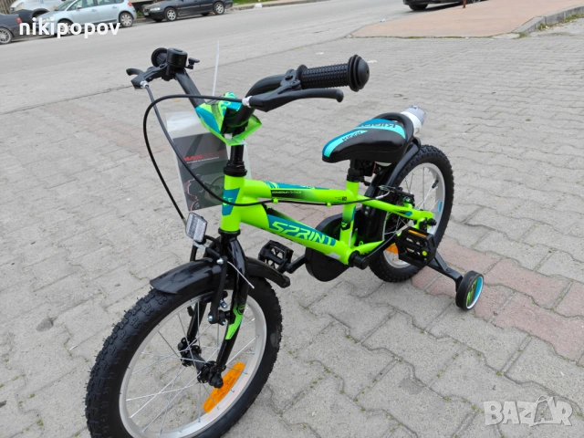 SPRINT Велосипед 16" ROBIX жълт, снимка 8 - Велосипеди - 53918236