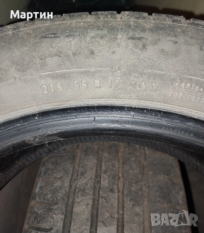  гуми 215/55/17 - 2 броя, снимка 4 - Гуми и джанти - 53933211