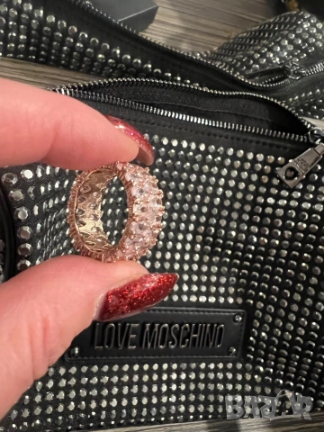 Уникален позлатен пръстен халка , снимка 2 - Пръстени - 53935302