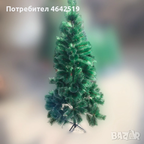 Заснежена елха с метална стойка, снимка 4 - Декорация за дома - 52310615