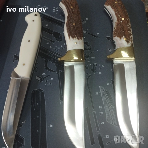 Български Рьчно Изработени ножове , снимка 3 - Бойно оръжие - 53386964
