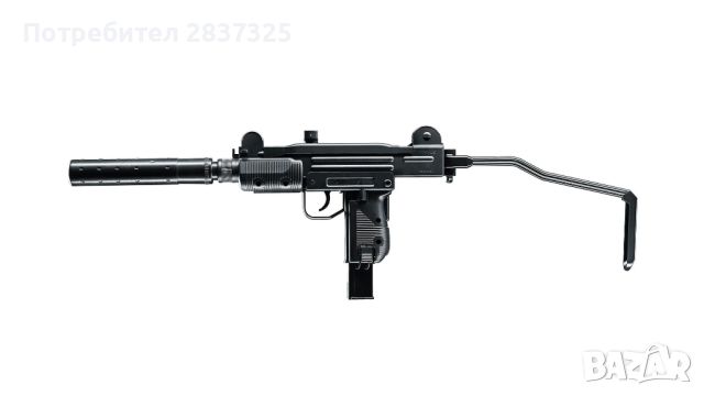 Въздушен пистолет IWI Mini UZI cal. 4,5mm Umarex, снимка 2 - Въздушно оръжие - 46291760