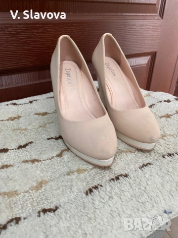 Обувки на платформа , снимка 2 - Дамски обувки на ток - 52442517