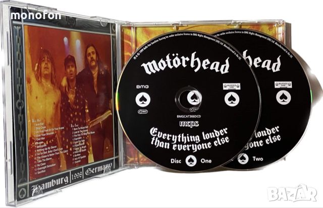 Motorhead - Everything louder than everyone else, снимка 3 - CD дискове - 45885586