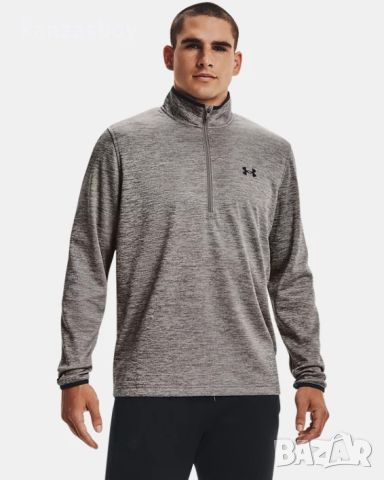 under armour Men's Armour Fleece® ½ Zip  - страхотно мъжко горнище М, снимка 1 - Спортни дрехи, екипи - 46263444