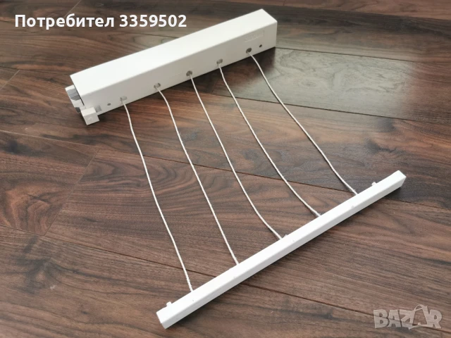 Сгъваем автоматичен простор за дрехи с 5 въжета, Макел, Makel