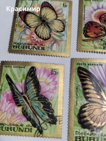 Пощенски марки Бурунди., снимка 2 - Филателия - 51312240