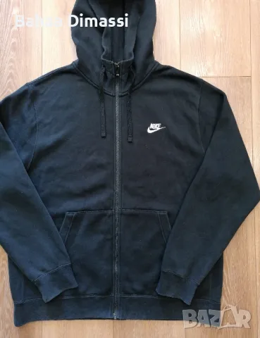 Nike Fleece Суичър мъжки Оригинален , снимка 9 - Спортни дрехи, екипи - 49082111