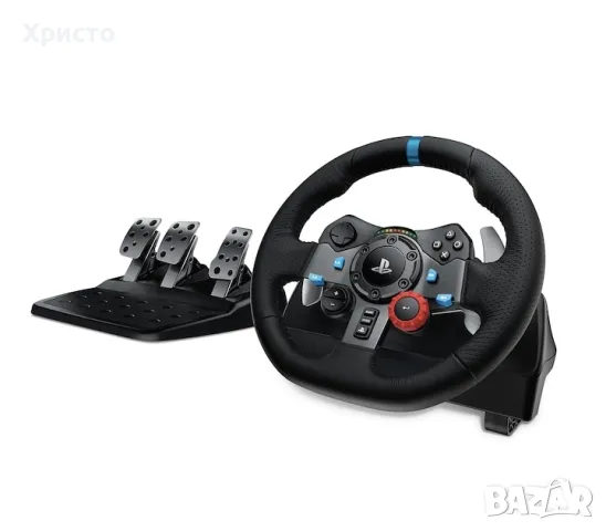 Волан с педали Logitech - G29, PC/PS4/PS5 , снимка 1 - Аксесоари - 49348279