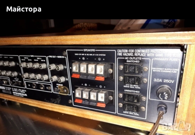 Продавам усилвател YAMAHA CA 800 II в отлично състояние к, снимка 7 - Ресийвъри, усилватели, смесителни пултове - 53866431