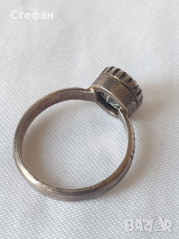 Сребърен пръстен, снимка 4 - Пръстени - 54266464