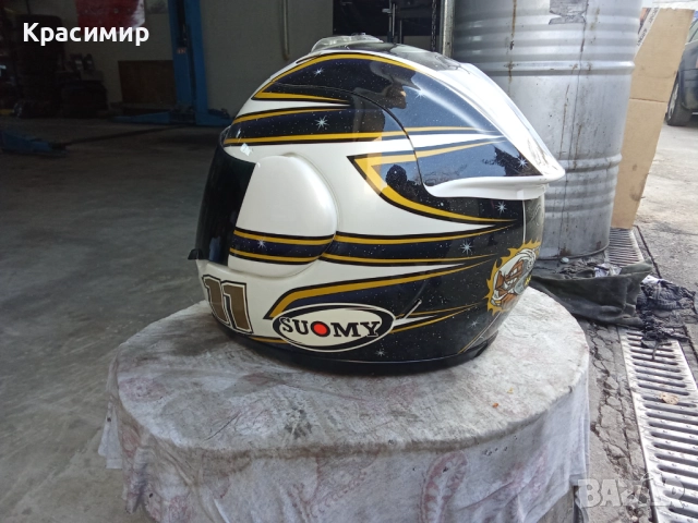 Мото каска SUOMY размер M, снимка 6 - Аксесоари и консумативи - 52809756