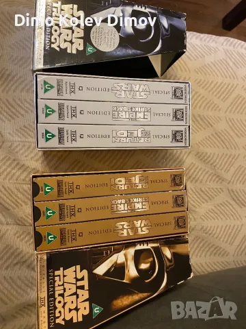 STAR WARS VHS Сребърното и Златното издание, снимка 3 - Други жанрове - 47998245