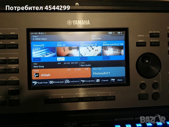 yamaha psr a5000 , снимка 2 - Синтезатори - 53461414