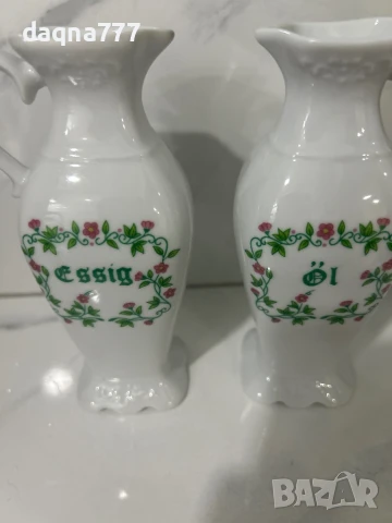 Винтидж порцеланови канички за оцет и олио Bavaria, снимка 2 - Антикварни и старинни предмети - 50499215