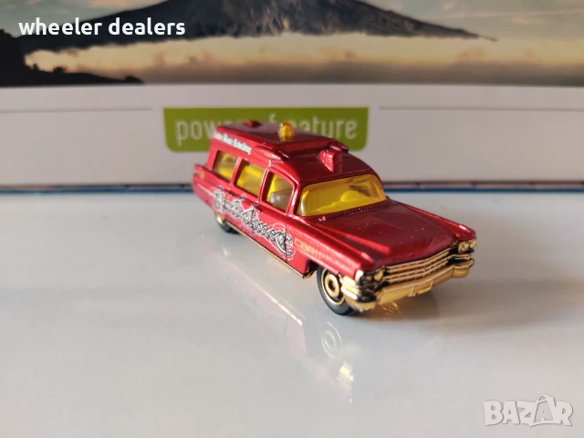 Метална количка Matchbox Мачбокс 1963 Cadillac Ambulance, снимка 7 - Колекции - 50754635