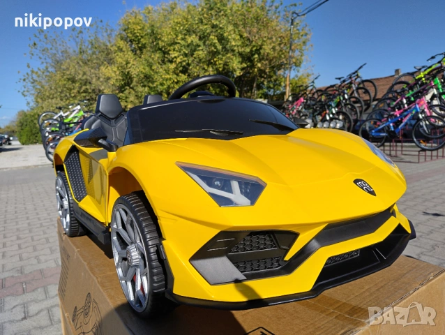 LAMBO Акумулаторна кола CHIARA жълт, снимка 3 - Детски велосипеди, триколки и коли - 53569520
