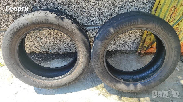 2 бр. Летни гуми Continental Conti Eco Contact5 215/55/17, DOT 1321.