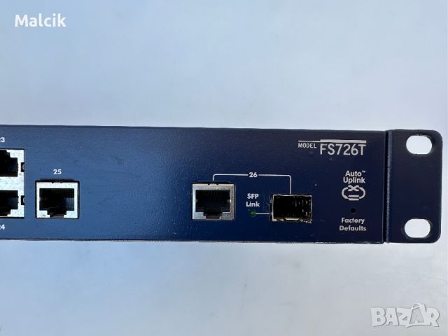 NETGEAR ProSafe FS726T - 24 портов суич, снимка 5 - Суичове - 46457397