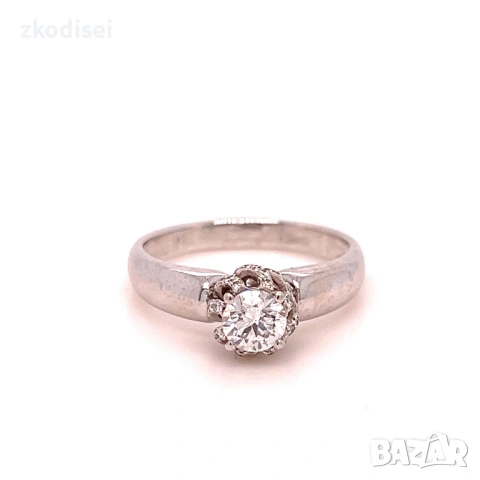 Златен дамски пръстен с диаманти 4,05гр. размер:57 14кр. проба:585 модел:37399-1