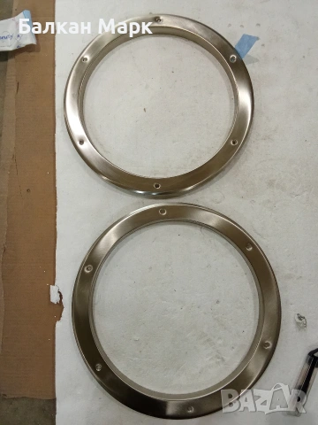 Кръгъл метален илюминатор MOTTEZ за врата – Ø 385 mm (Внос Германия), снимка 3 - Интериорни врати - 53984200