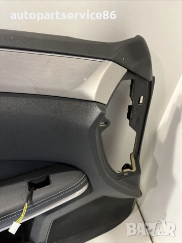 Вътрешна облицовка предна лява врата черна кожа за Mercedes W212 (2012) A2127201922, снимка 3 - Части - 54134205