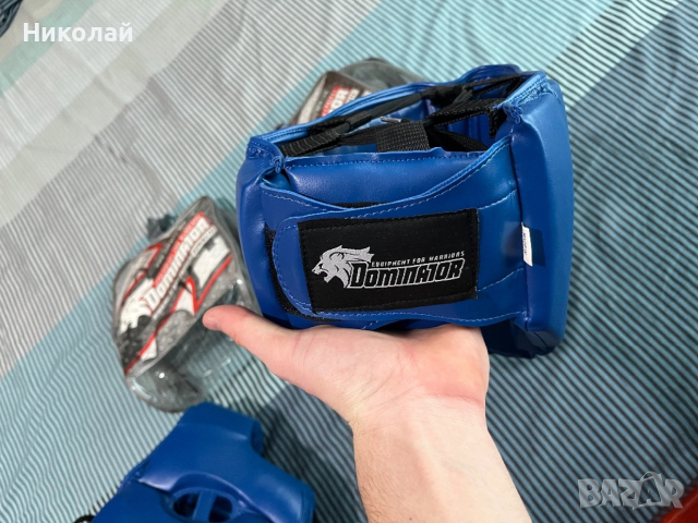 Боксови каски Dominator - L размер, снимка 3 - Спортна екипировка - 53571614