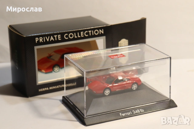 HERPA H0 1/87 FERRARI 348 KОЛИЧКА МОДЕЛ, снимка 8 - Колекции - 53623252