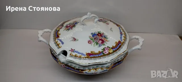 Съд за топло сервиране Fine porcelaine ElleGi T. Limoges., снимка 1