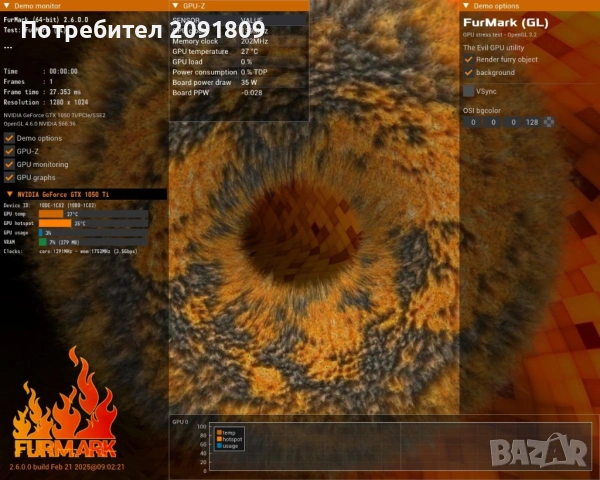 Видеокарта NVIDIA GeForce GTX 1050 Ti, снимка 6 - Видеокарти - 53133165