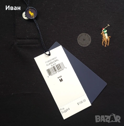 Нова оригинална фланелка Polo Ralph Lauren classic fit - размер XL, L, M - 100% памук, снимка 2 - Тениски - 54072440