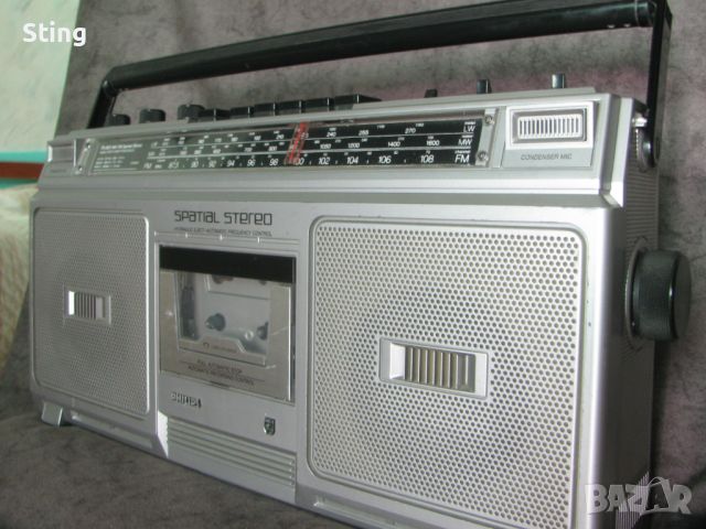 PHILIPS TR2821/22 BOOMBOX Spatial Stereo Радиокасетофон от 1980 г ., снимка 3 - Радиокасетофони, транзистори - 46474365
